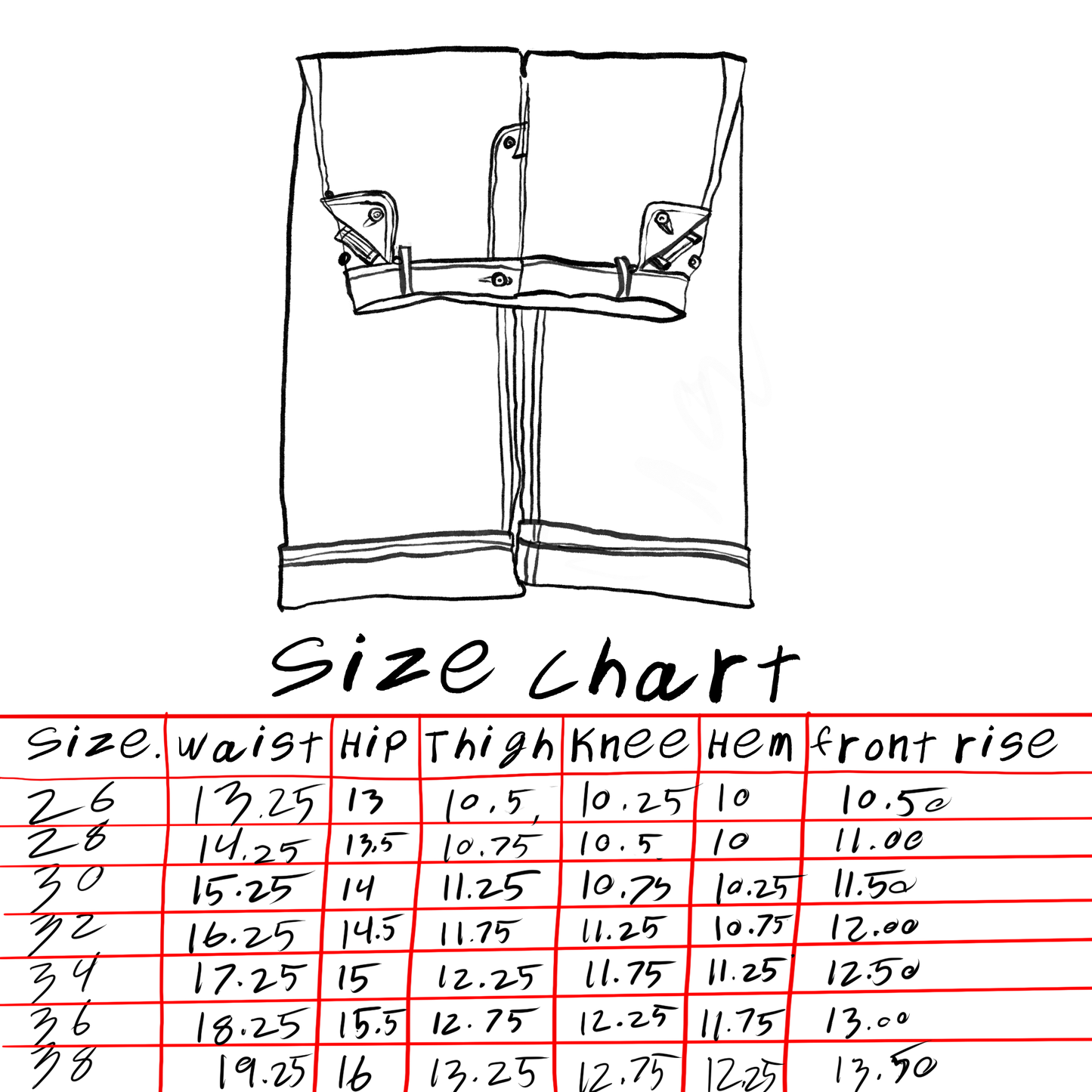 Crane Jeans 15.5oz Selvedge