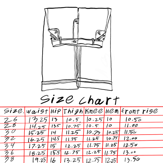 Crane Jeans 15.5oz Selvedge