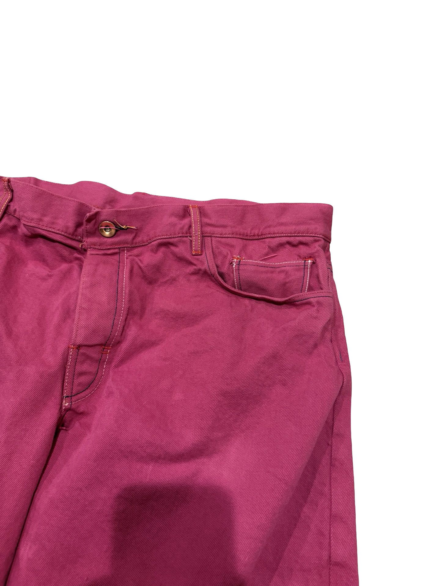 Overdyed Staple Jeans (Pink) 36x32