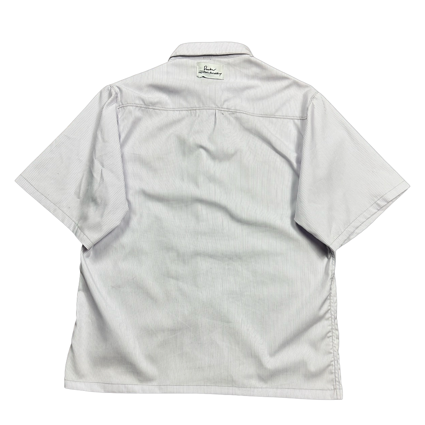 Pleated Button-up Shirt