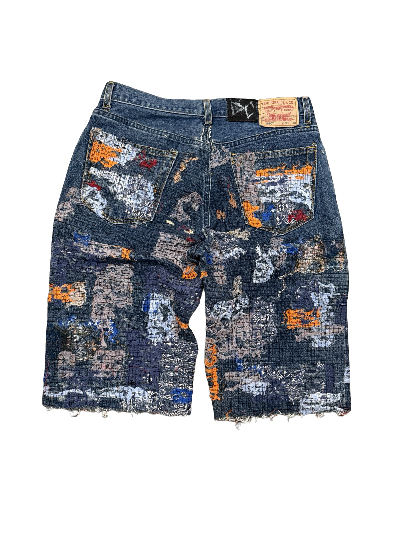 Levi’s 560 Patchwork Shorts 33”