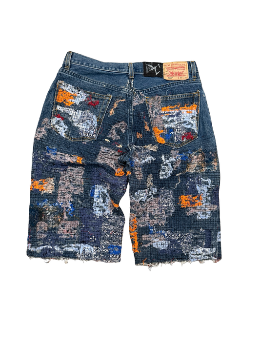 Levi’s 560 Patchwork Shorts 33”