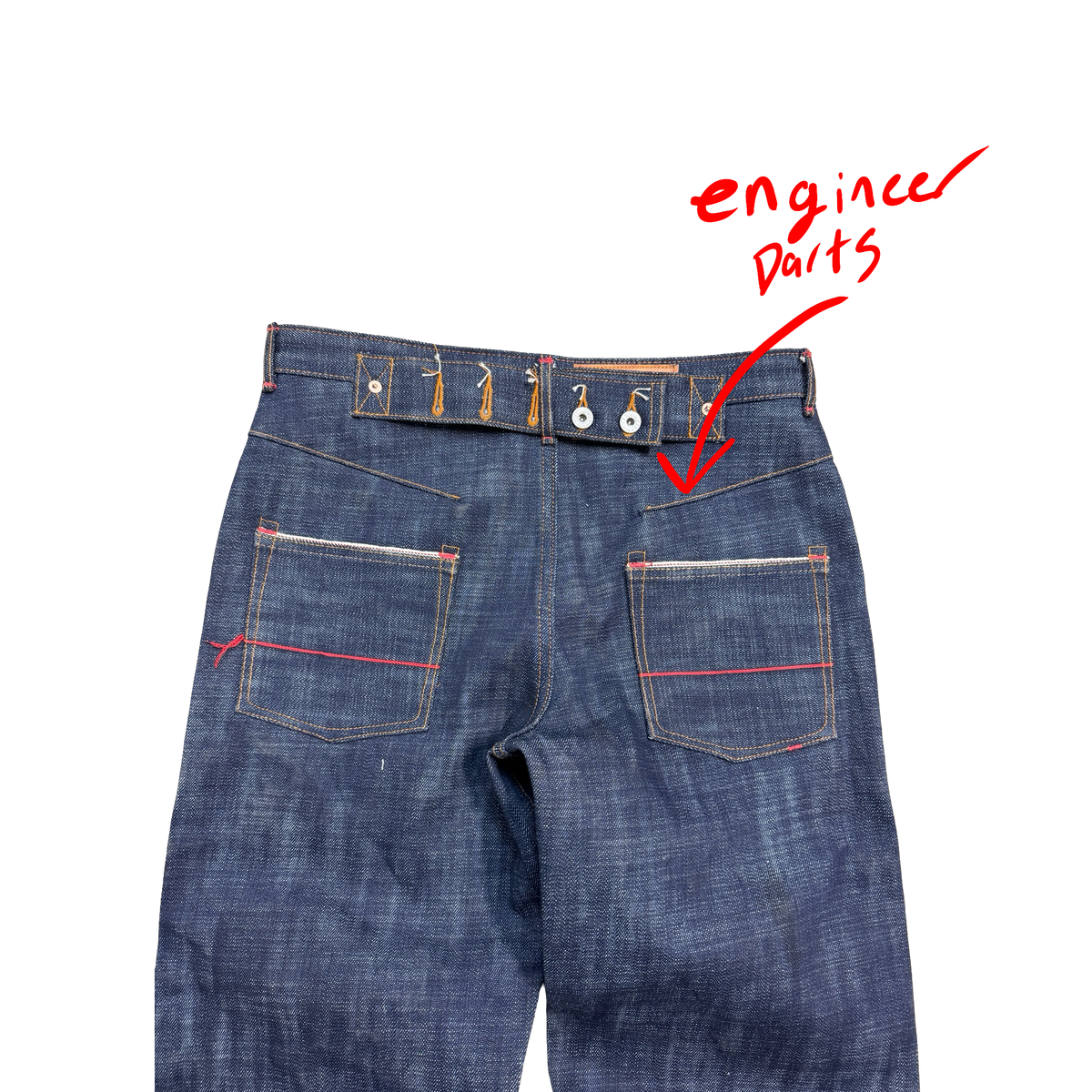 Slub Engineer Jeans (18 oz selvedge)