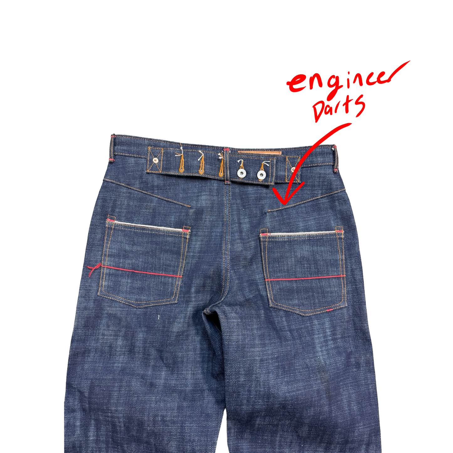 Slub Engineer Jeans (18 oz selvedge)