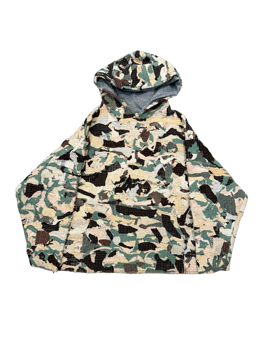 Patchwork Hoodie “sandstorm” XL