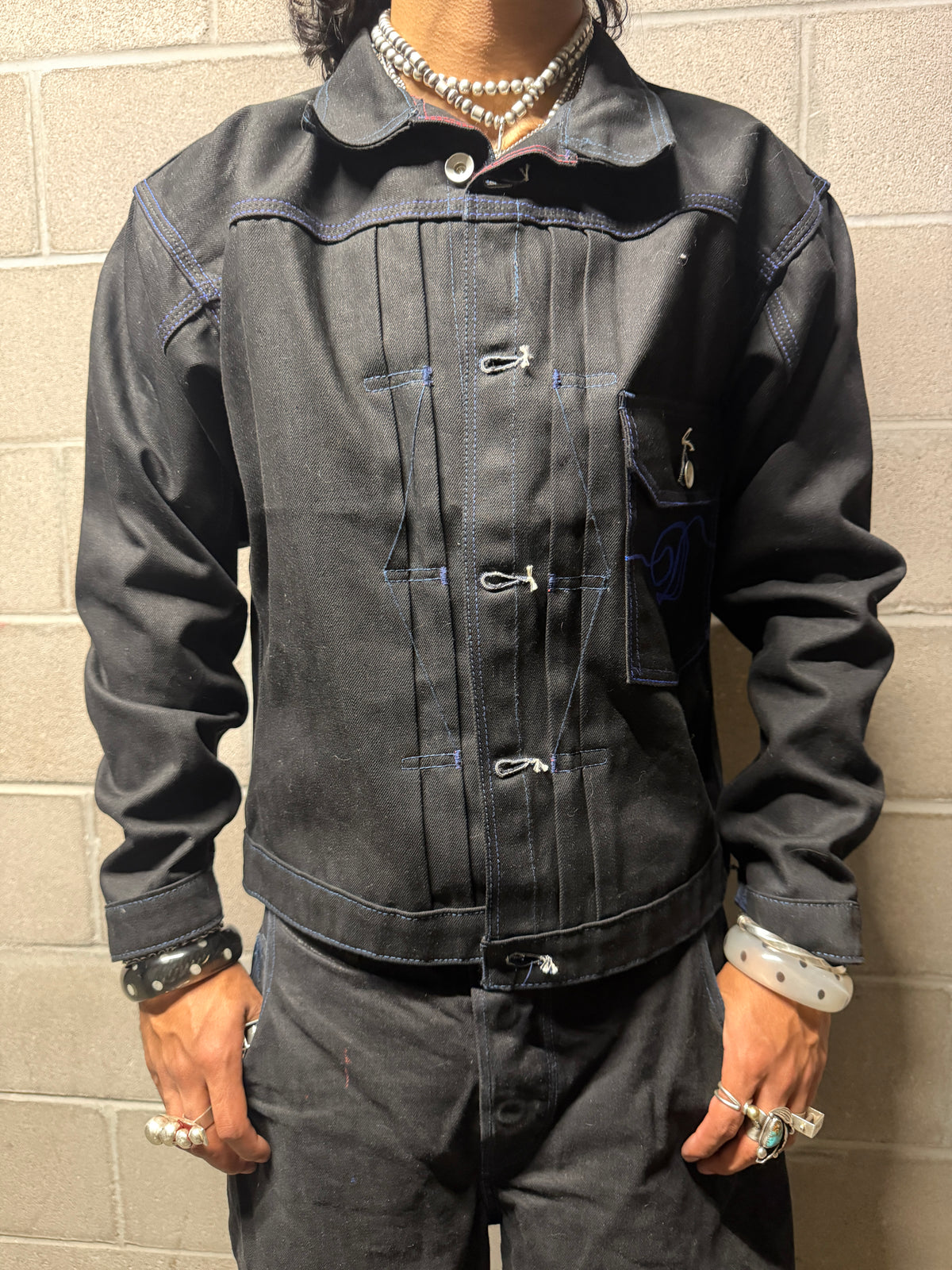 TYPE 1 BLACK DENIM JACKET SAMPLE (38)