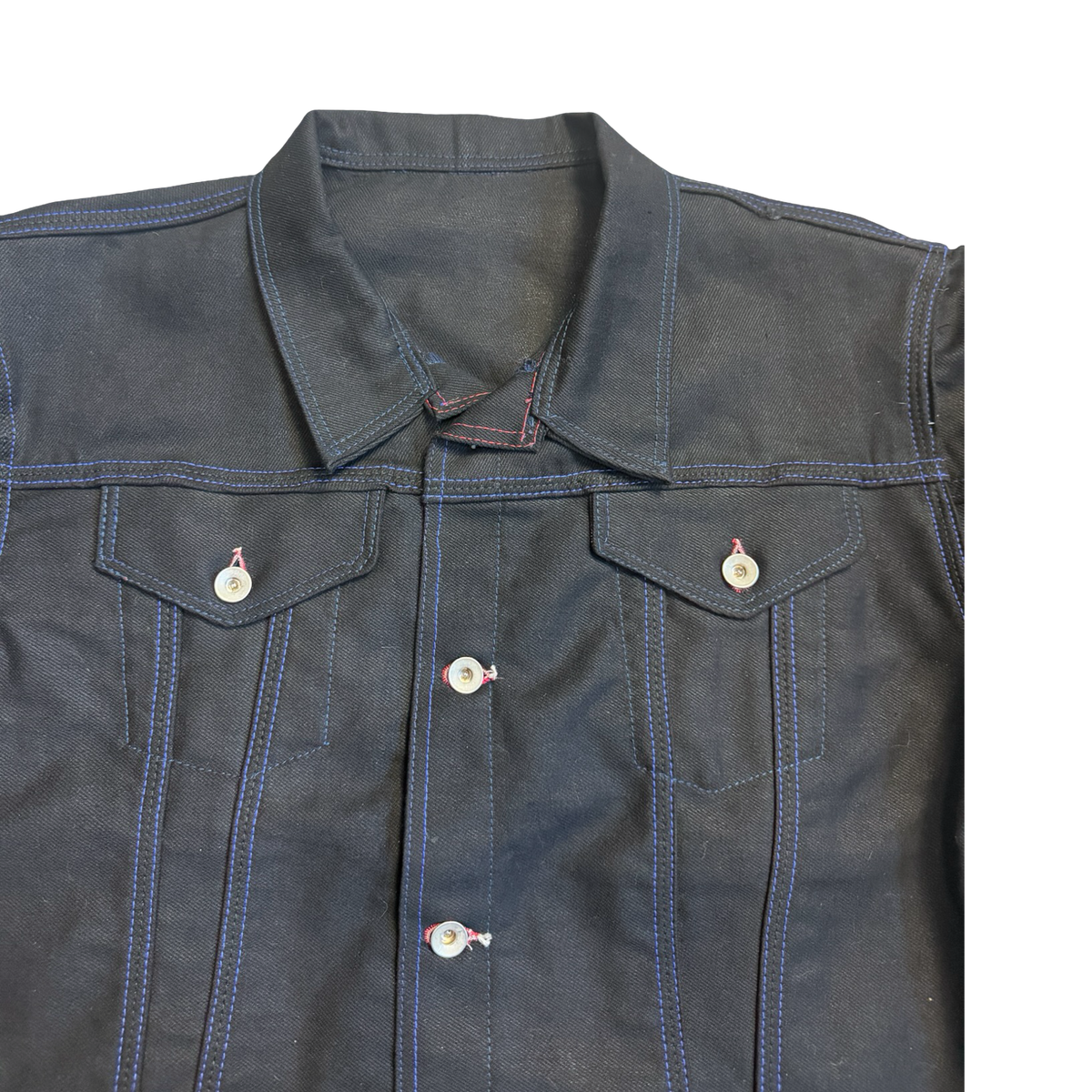 TYPE 3 TRUCKER BLACK DENIM JACKET SAMPLE (40)