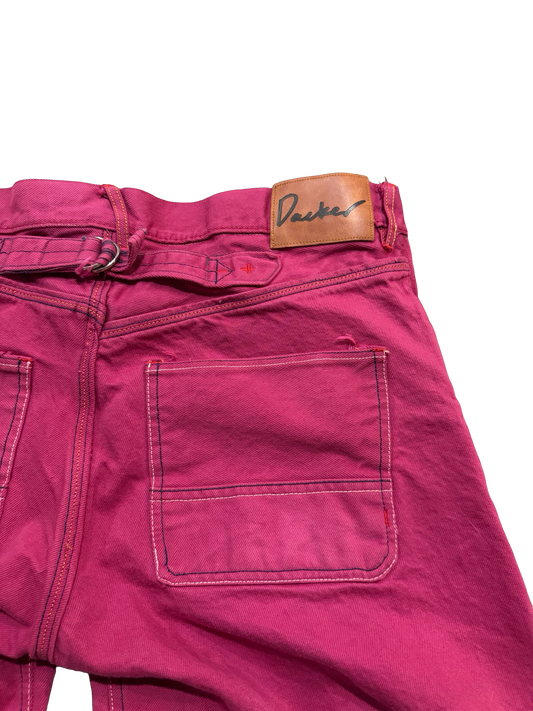 Overdyed Staple Jeans (Pink) 36x32