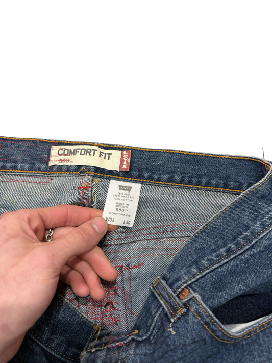 Levi’s 560 Patchwork Shorts 33”