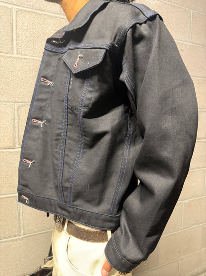 TYPE 3 TRUCKER BLACK DENIM JACKET SAMPLE (40)