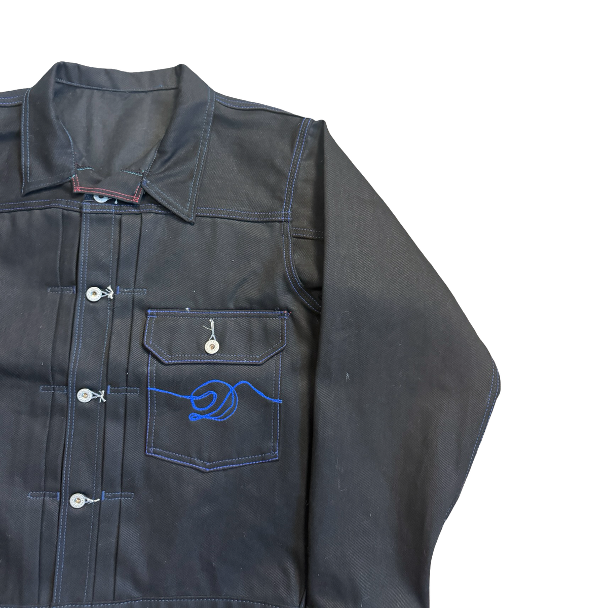 TYPE 1 BLACK DENIM JACKET SAMPLE (38)