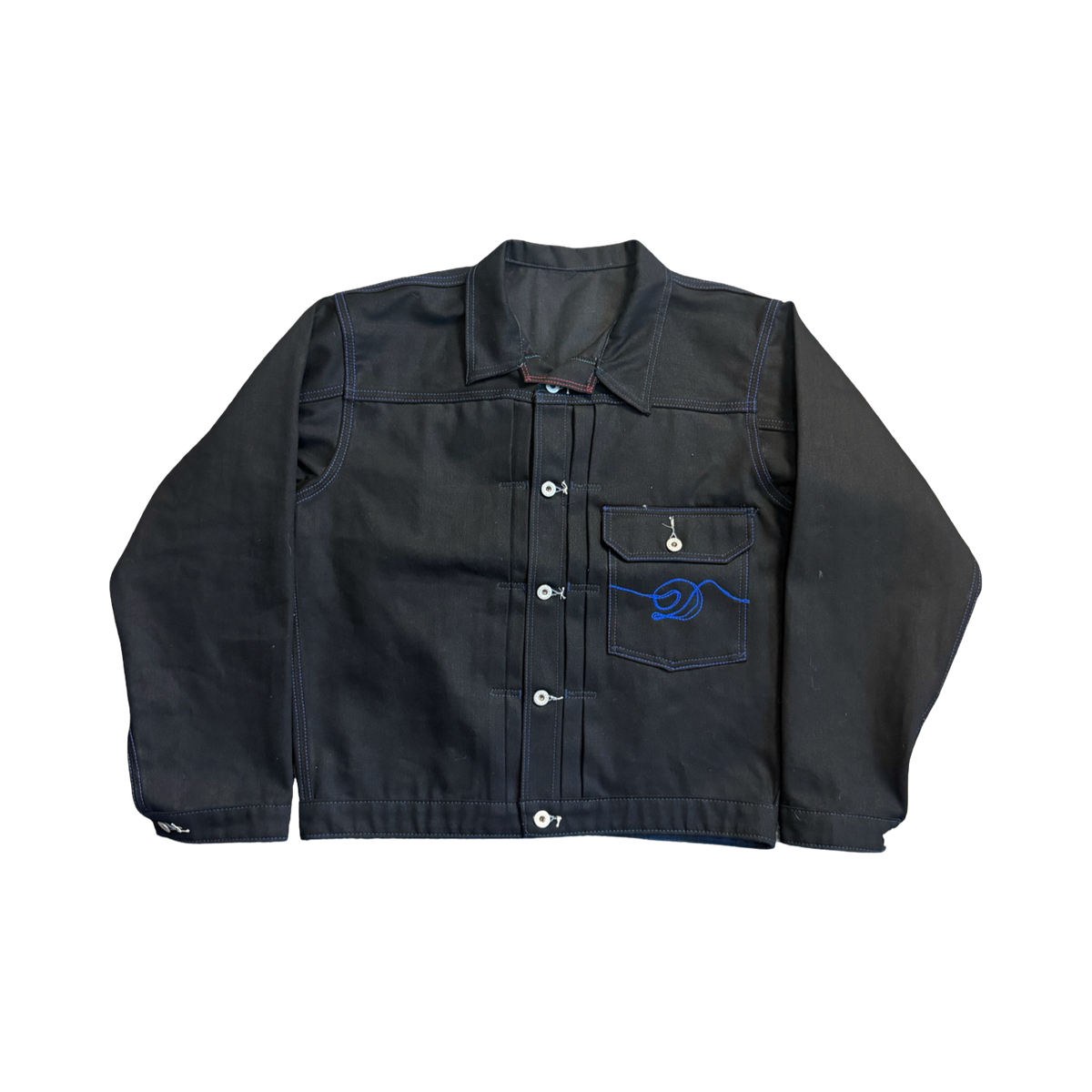 TYPE 1 BLACK DENIM JACKET SAMPLE (38)