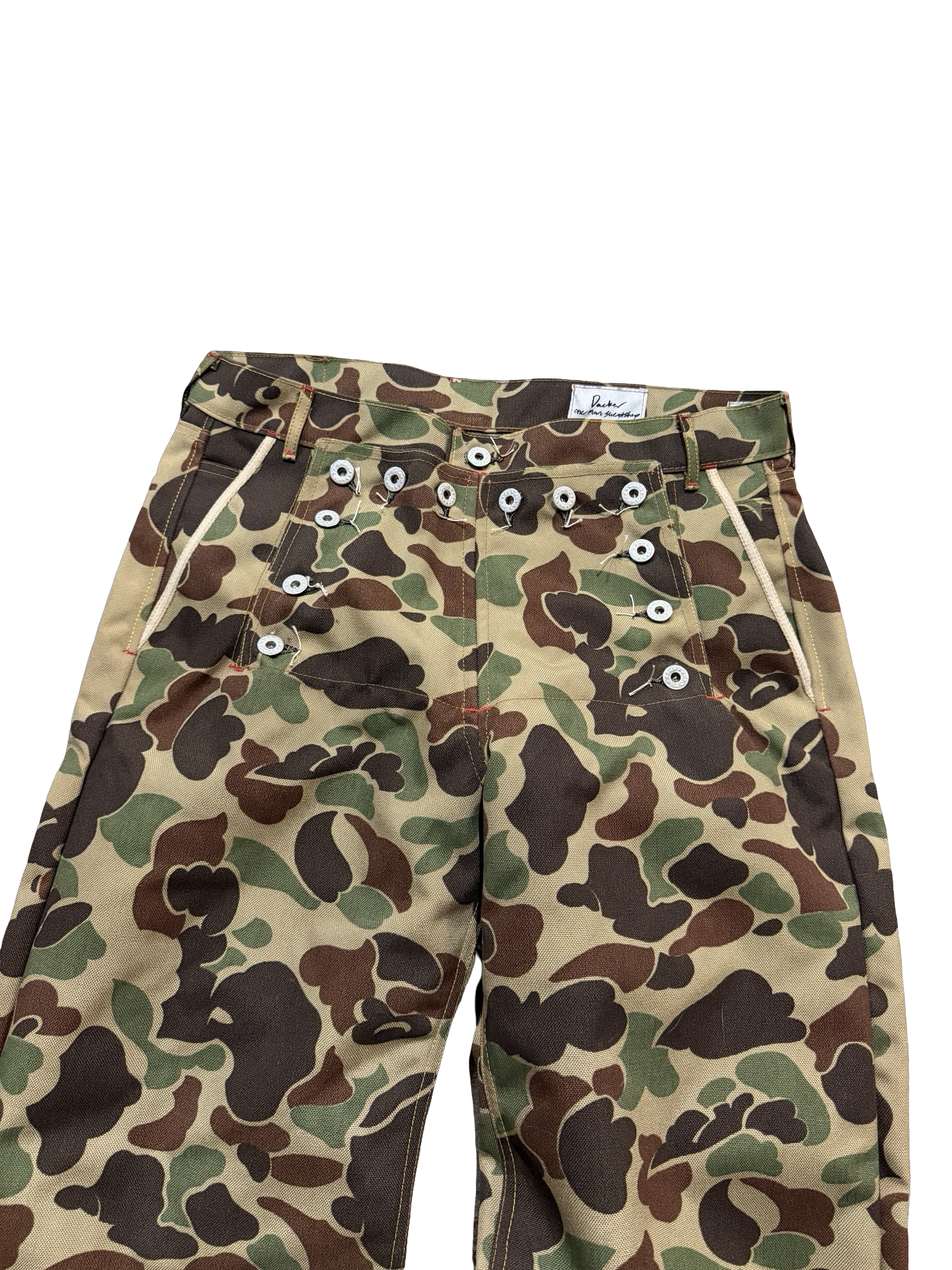 Camo Drop Front Military Jean 32”
