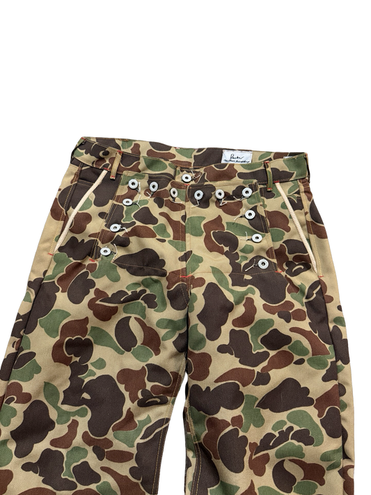 Camo Drop Front Military Jean 32”