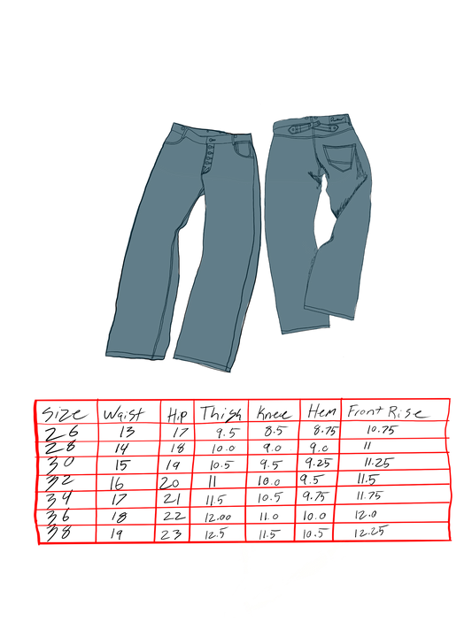 Dc500xx 17 Oz Selvedge Denim Jeans