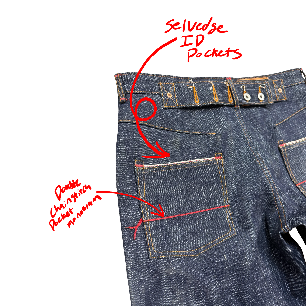 Slub Engineer Jeans (18 oz selvedge)