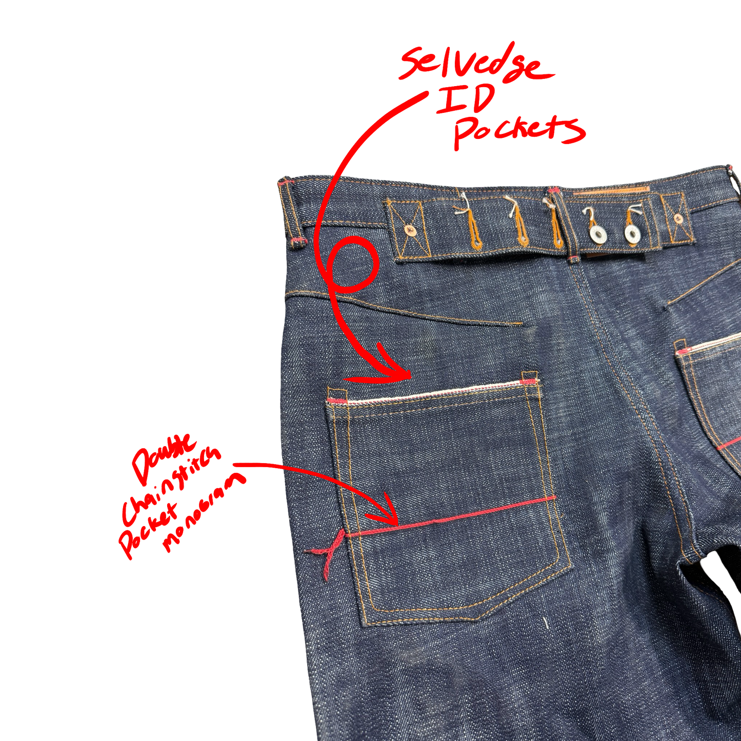 Slub Engineer Jeans (18 oz selvedge)