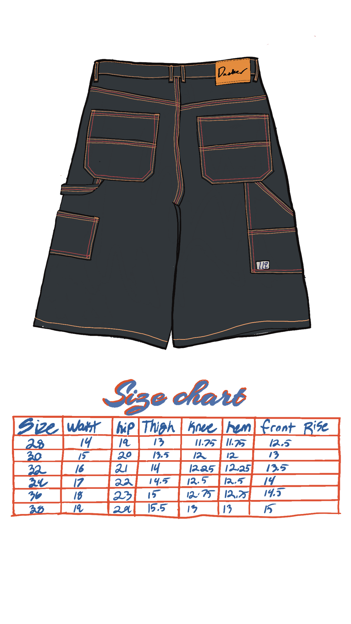 Baggy Carpenter Shorts