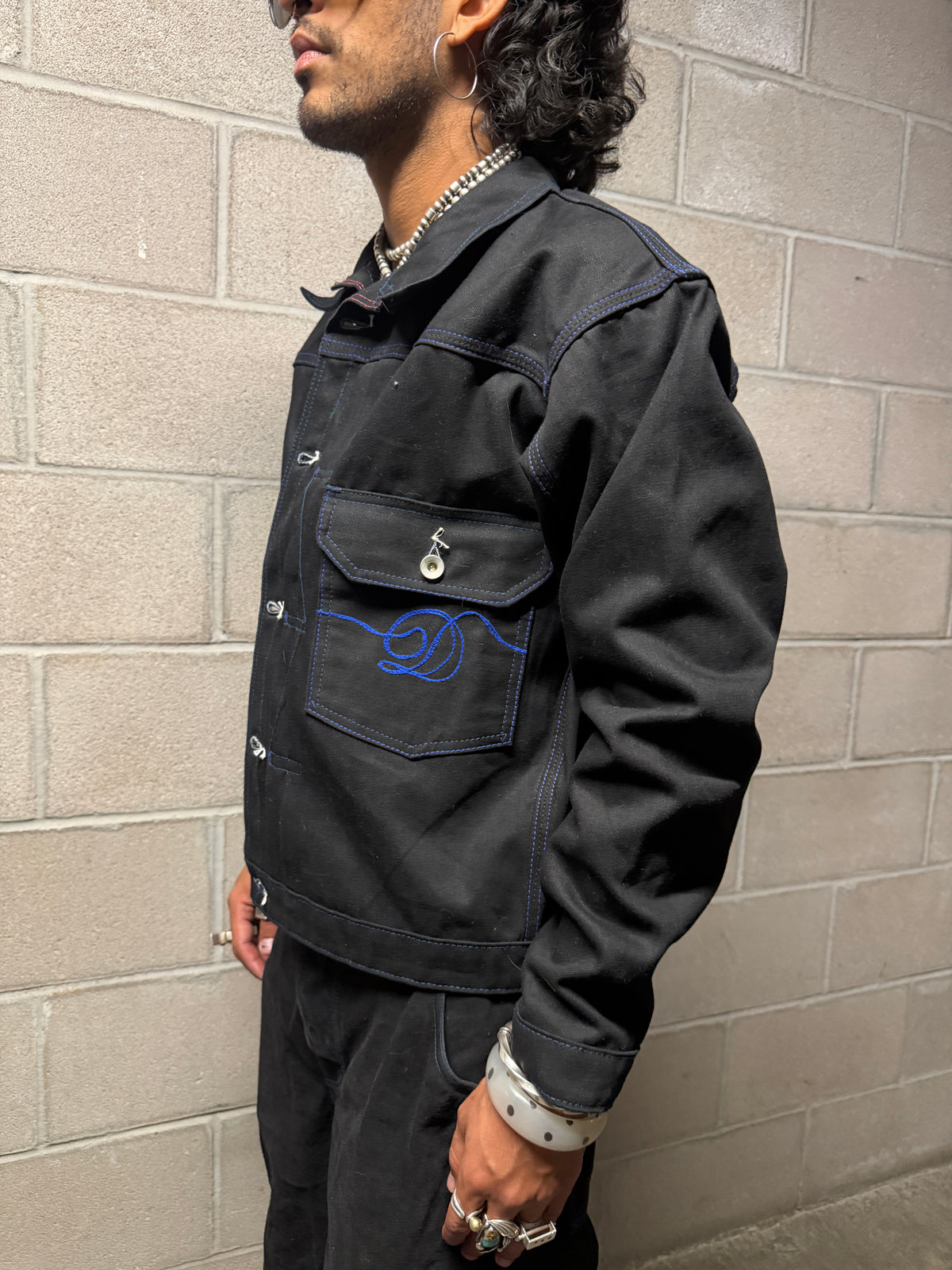 TYPE 1 BLACK DENIM JACKET SAMPLE (40)