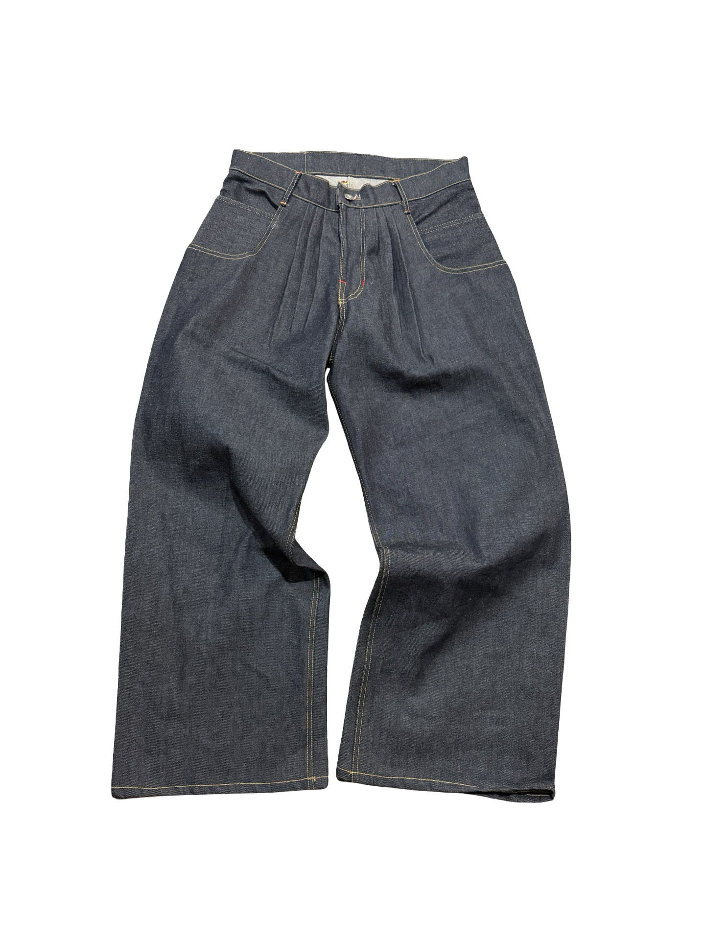 90220 Pleated Japanese Denim 34x32