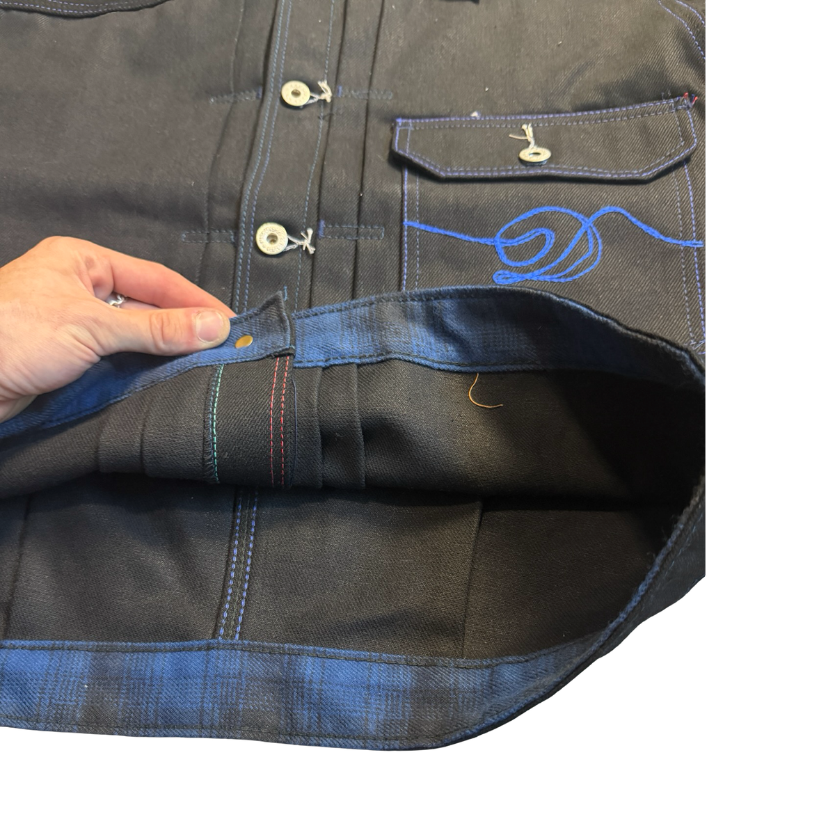 TYPE 1 BLACK DENIM JACKET SAMPLE (38)