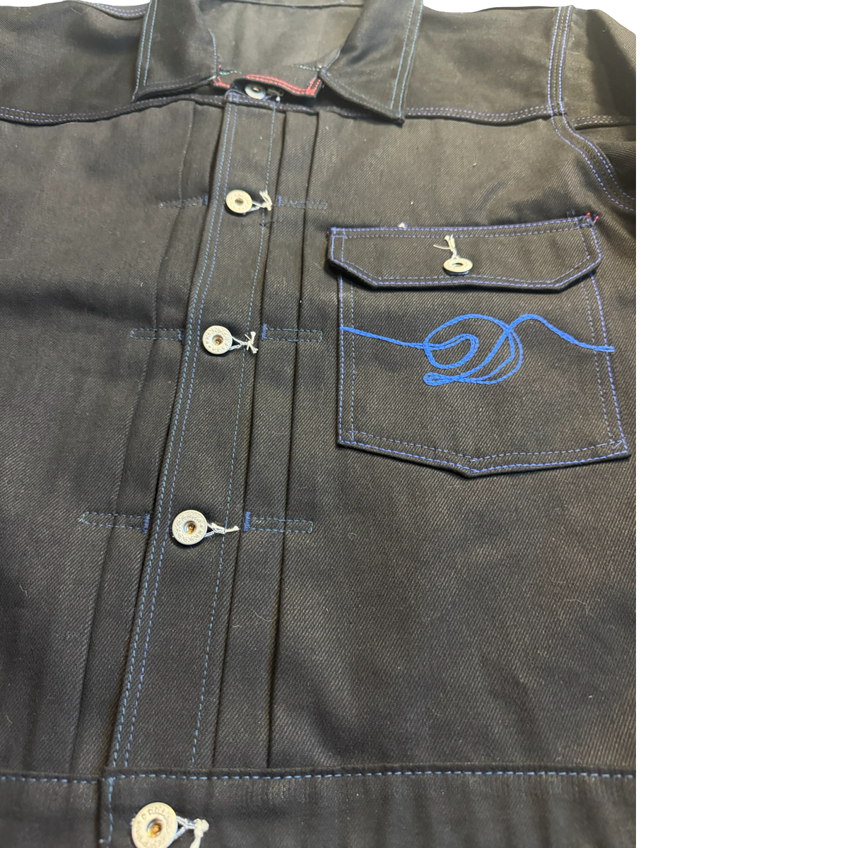 TYPE 1 BLACK DENIM JACKET SAMPLE (38)