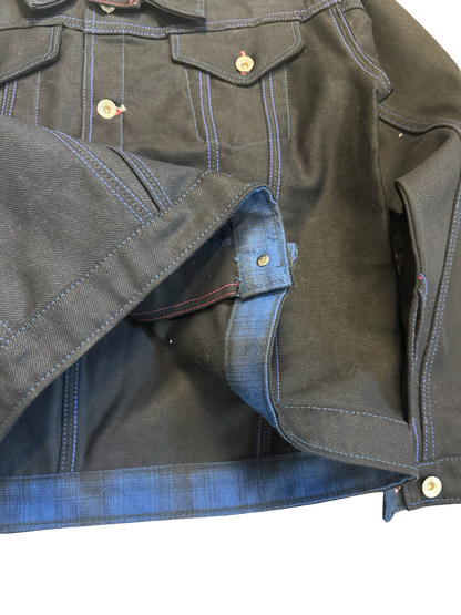 TYPE 3 TRUCKER BLACK DENIM JACKET SAMPLE (40)