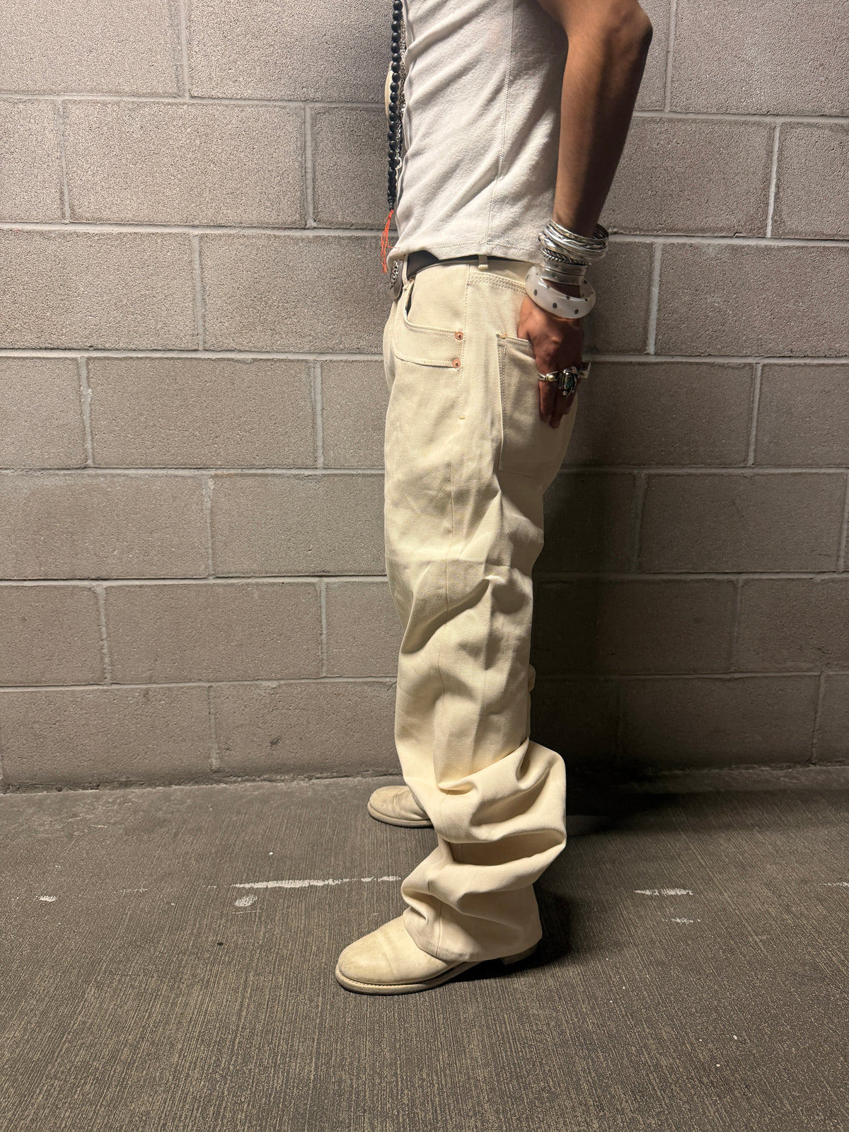 Finale Jeans White (Sample 1) 32x35