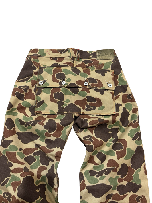 Camo Drop Front Military Jean 32”