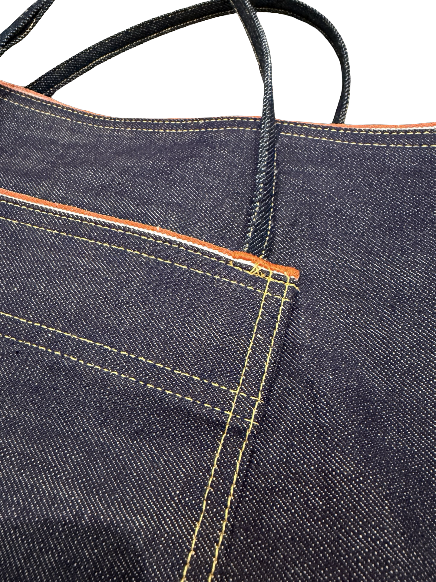 Daeker Denim Tote Bag 13”x11”