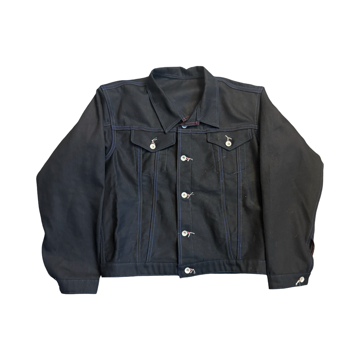 TYPE 3 TRUCKER BLACK DENIM JACKET SAMPLE (40)
