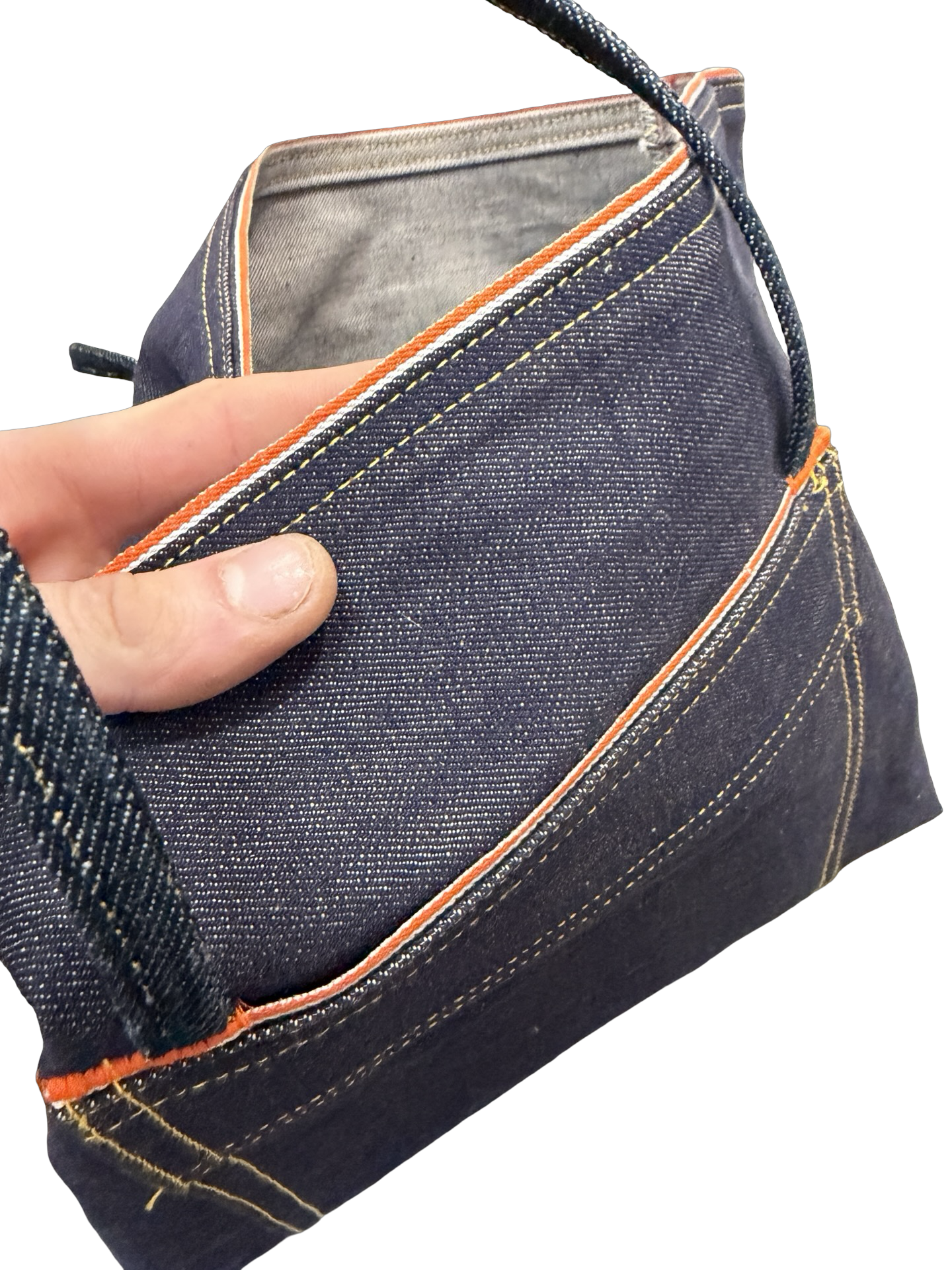 Daeker Denim Tote Bag 13”x11”