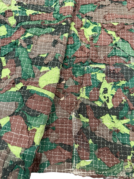 Patchwork Hoodie M “forest green”