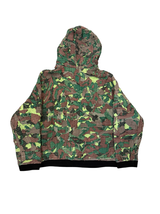 Patchwork Hoodie M “forest green”