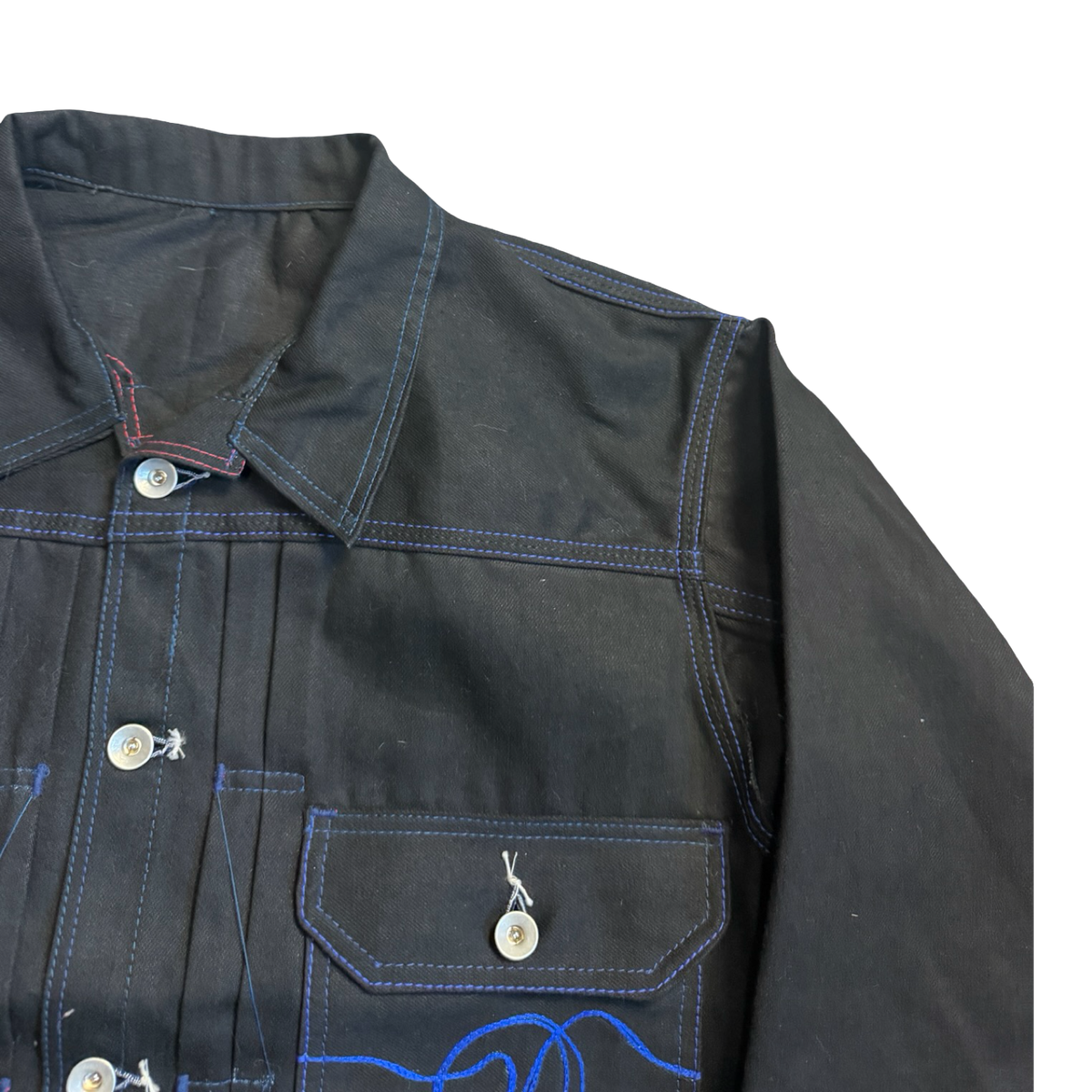 TYPE 1 BLACK DENIM JACKET SAMPLE (40)