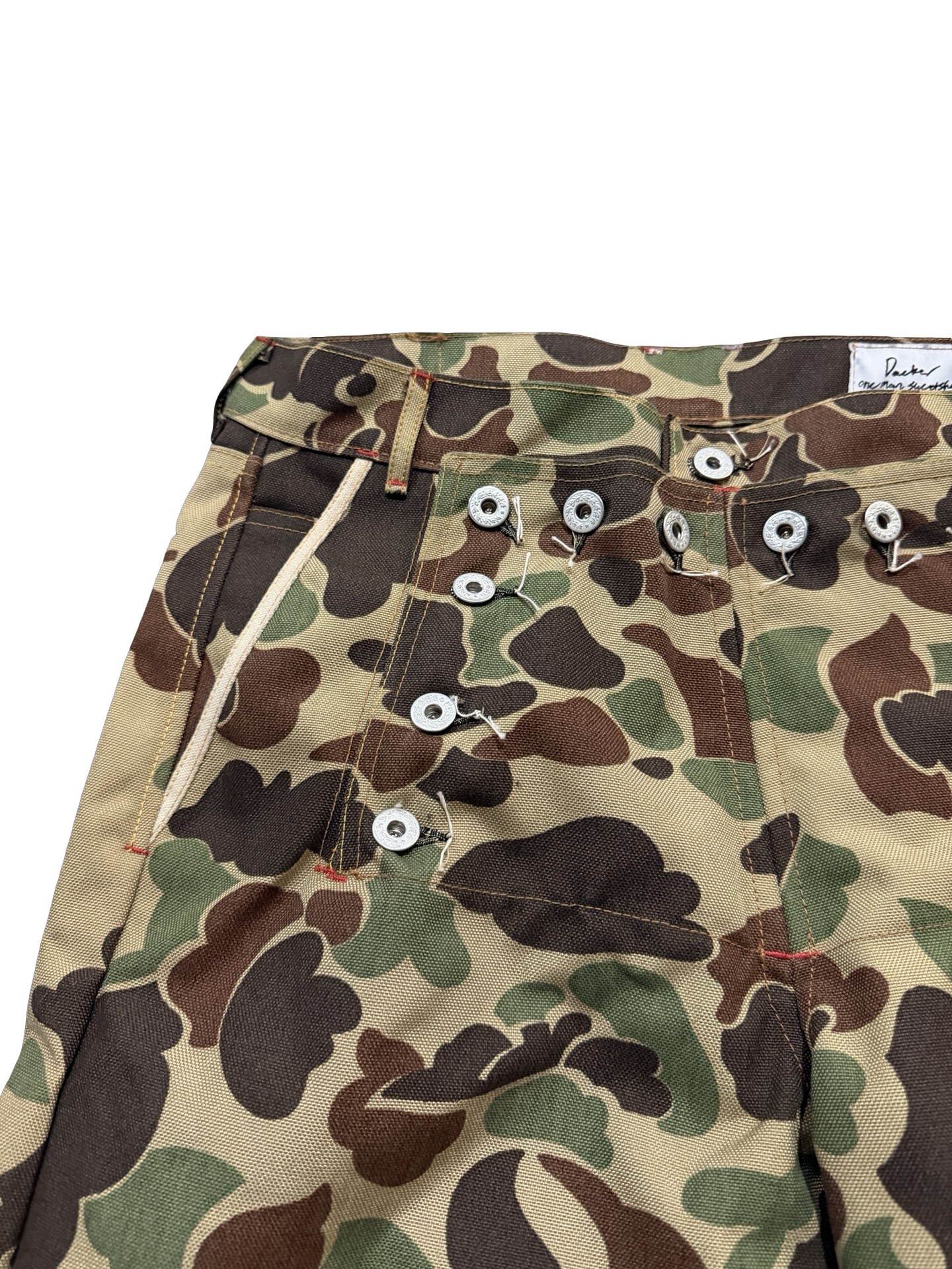 Camo Drop Front Military Jean 32”