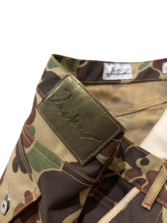 Camo Drop Front Military Jean 32”