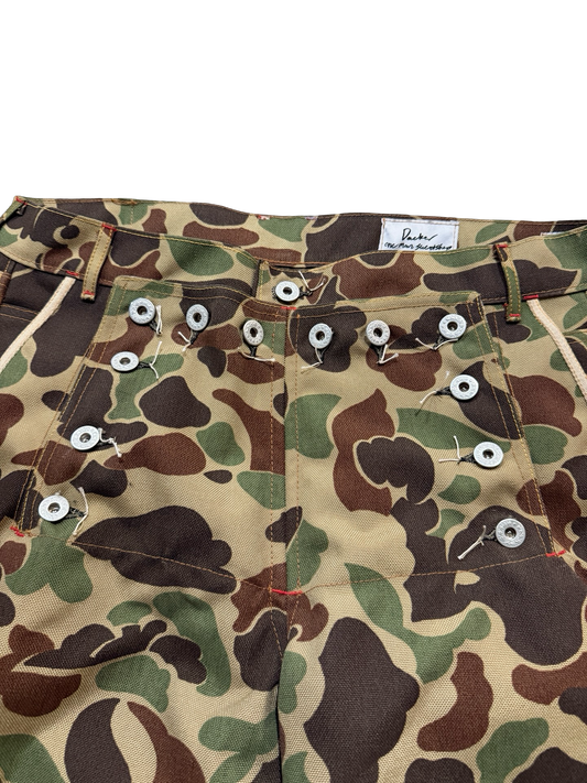 Camo Drop Front Military Jean 32”