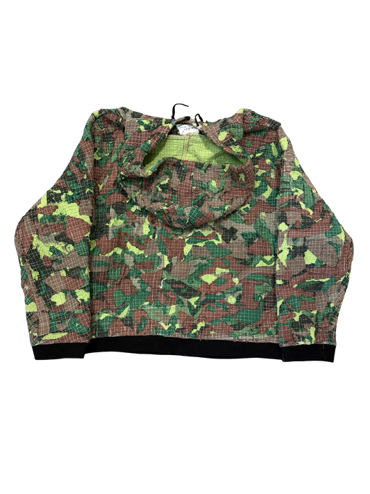 Patchwork Hoodie M “forest green”