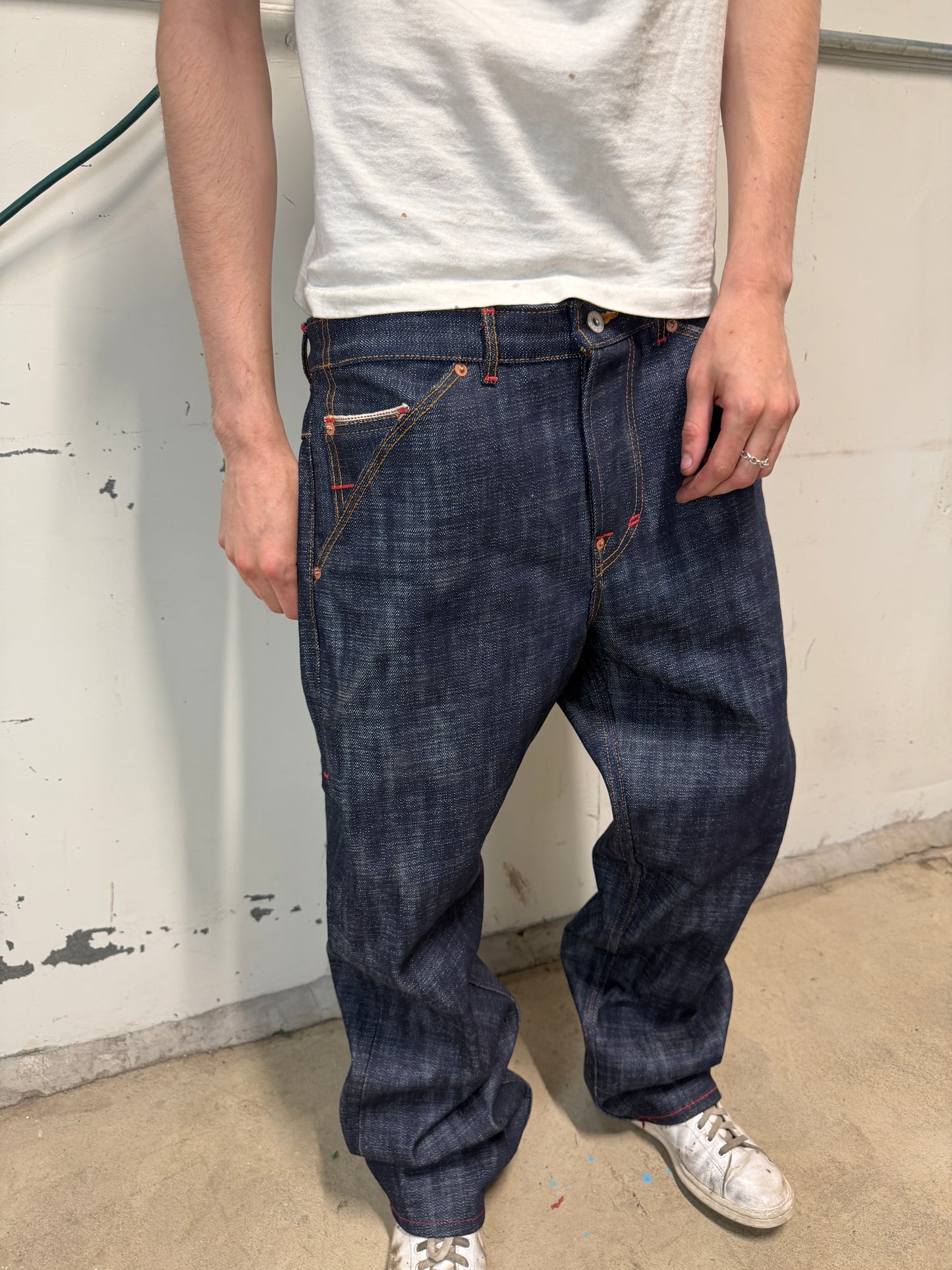 Slub Engineer Jeans (18 oz selvedge)
