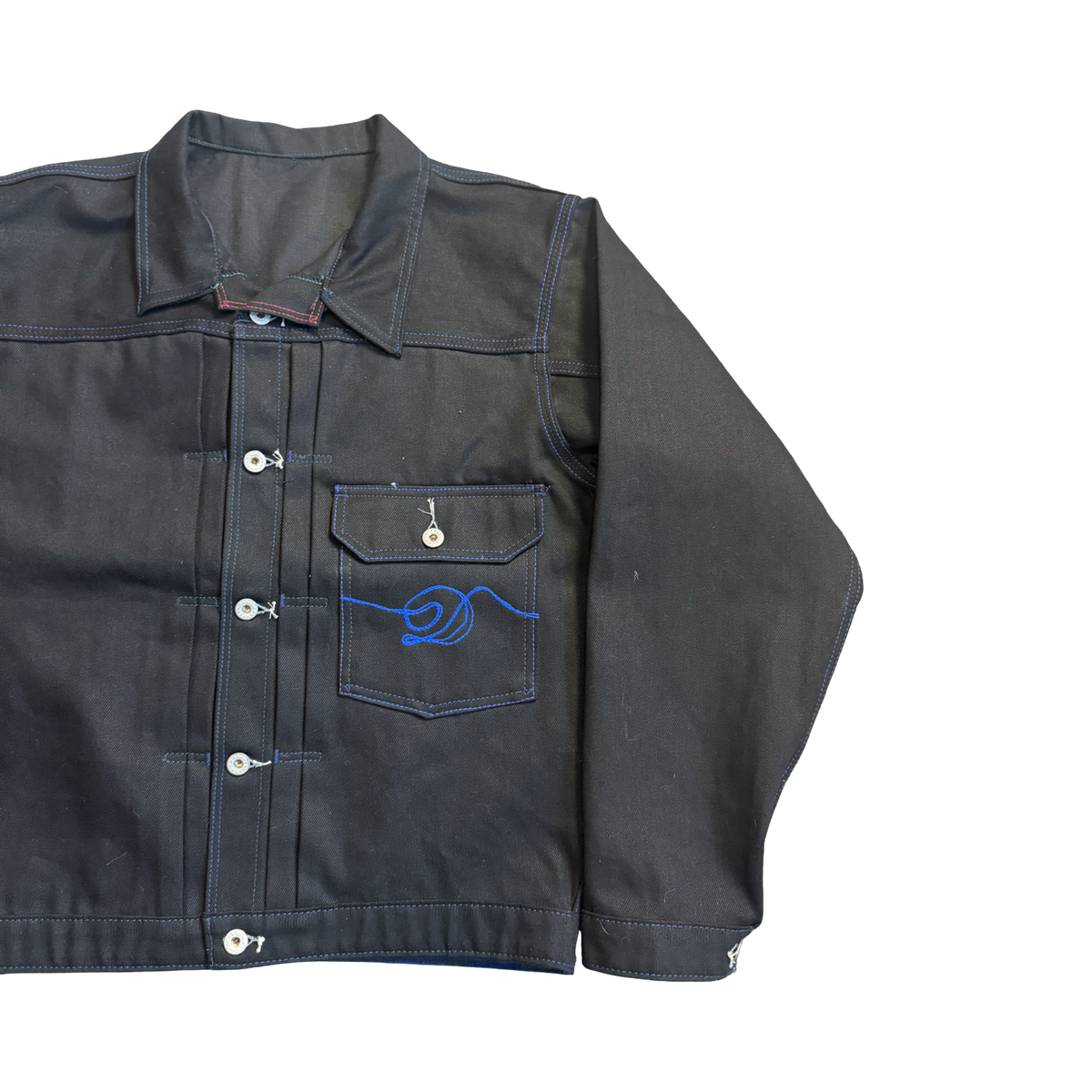 TYPE 1 BLACK DENIM JACKET SAMPLE (38)