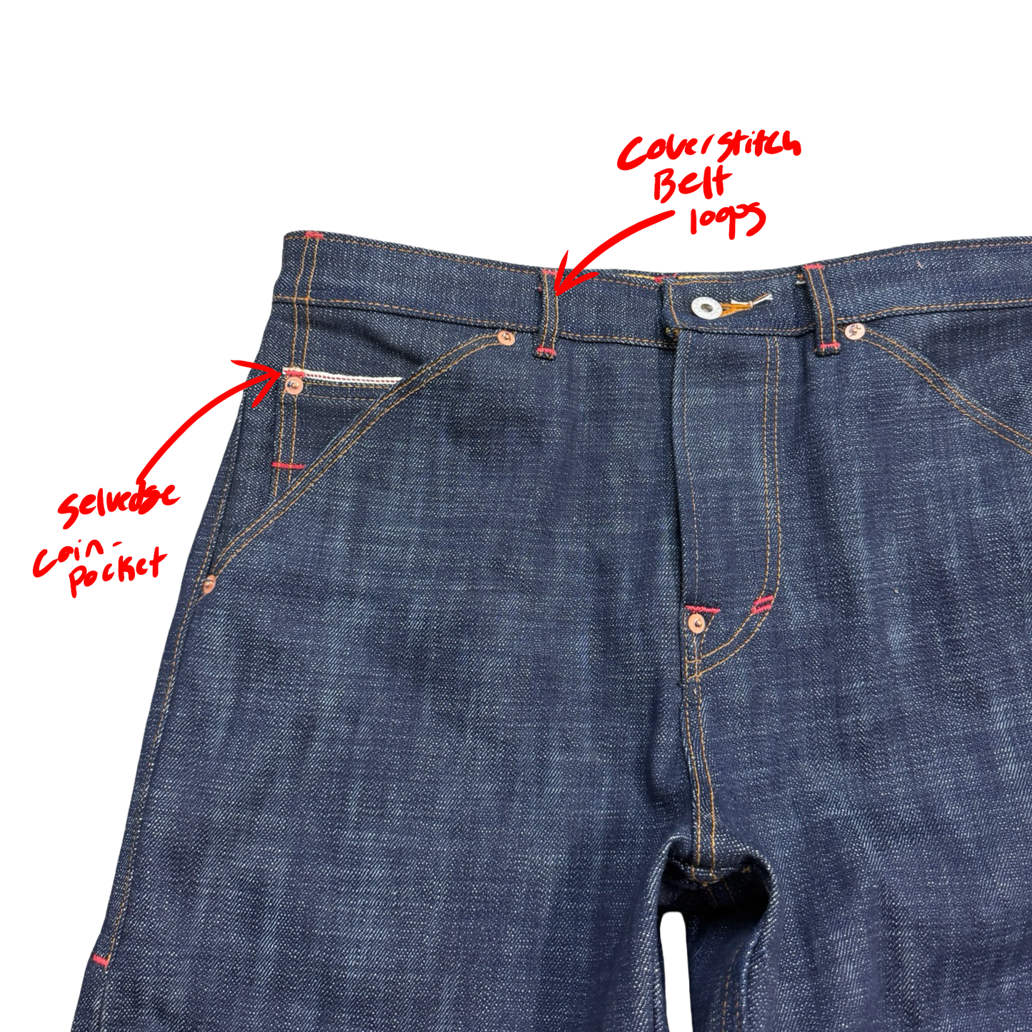 Slub Engineer Jeans (18 oz selvedge)
