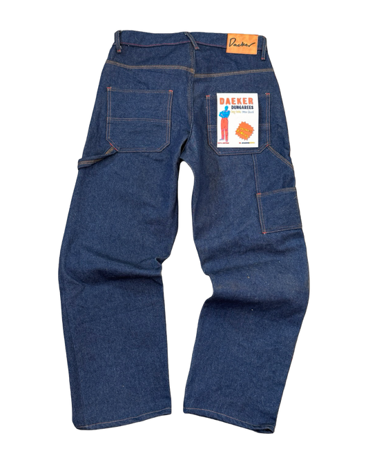 Broken Twill Daeker Dungaree Carpenter Jeans