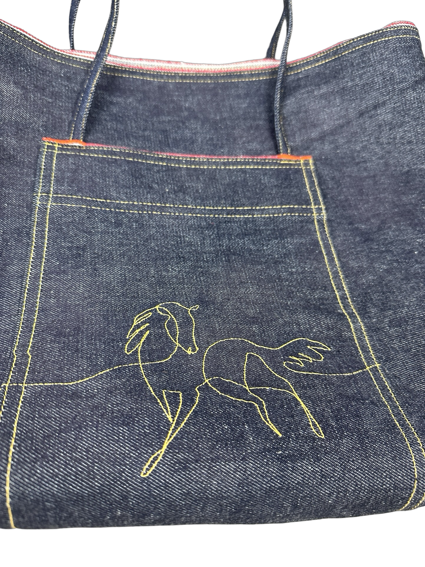 (Horse) Selvedge Denim Tote