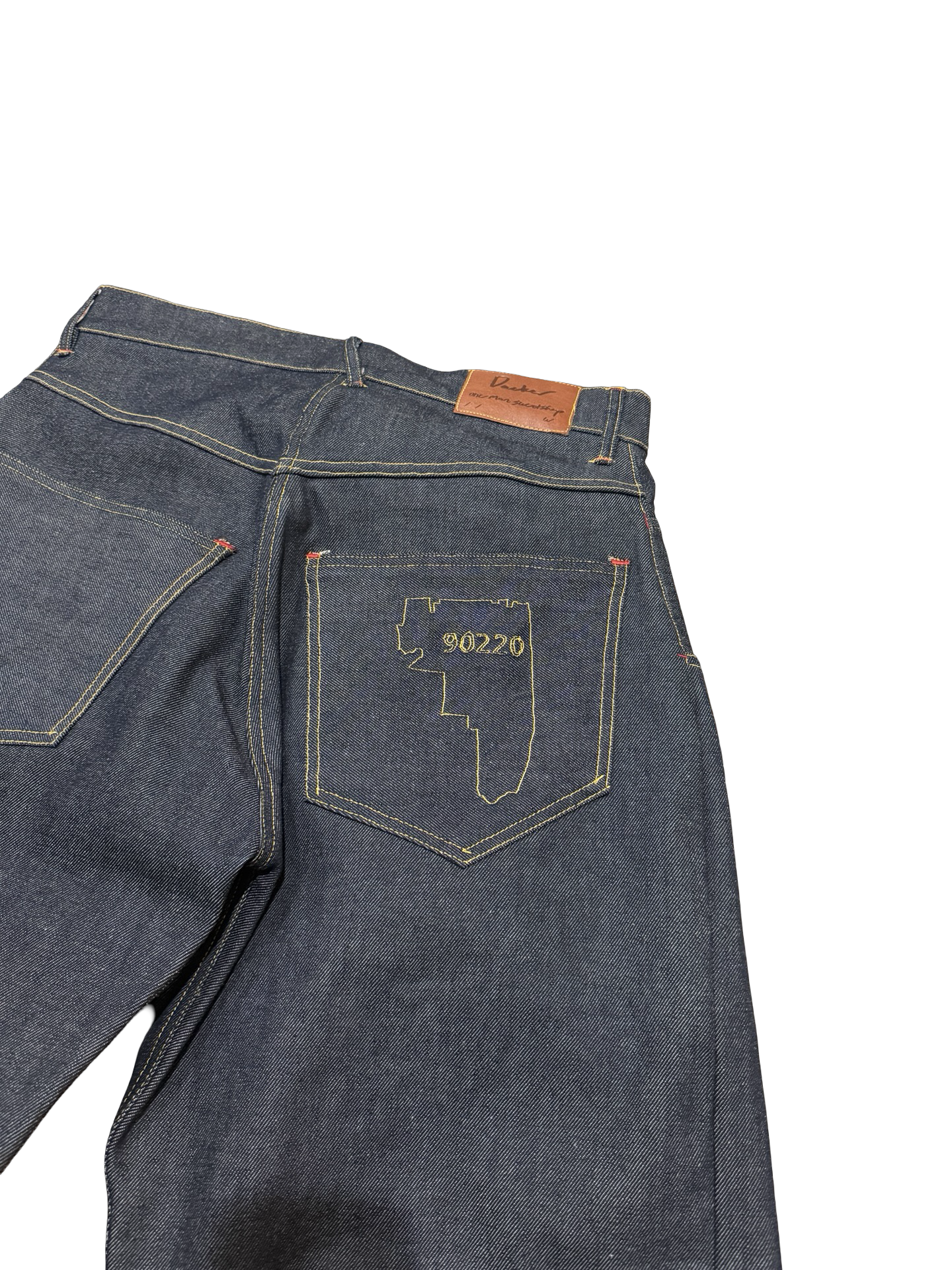 90220 Pleated Japanese Denim 34x32