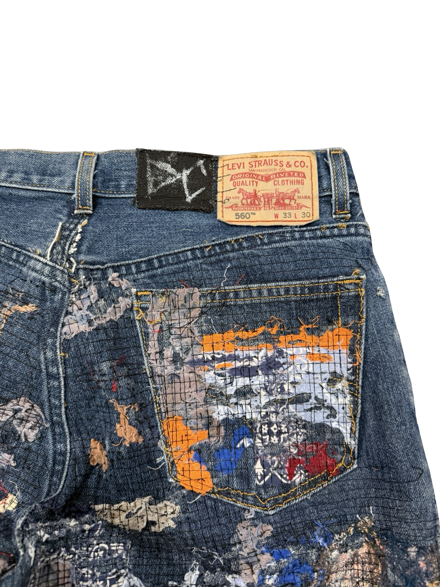 Levi’s 560 Patchwork Shorts 33”