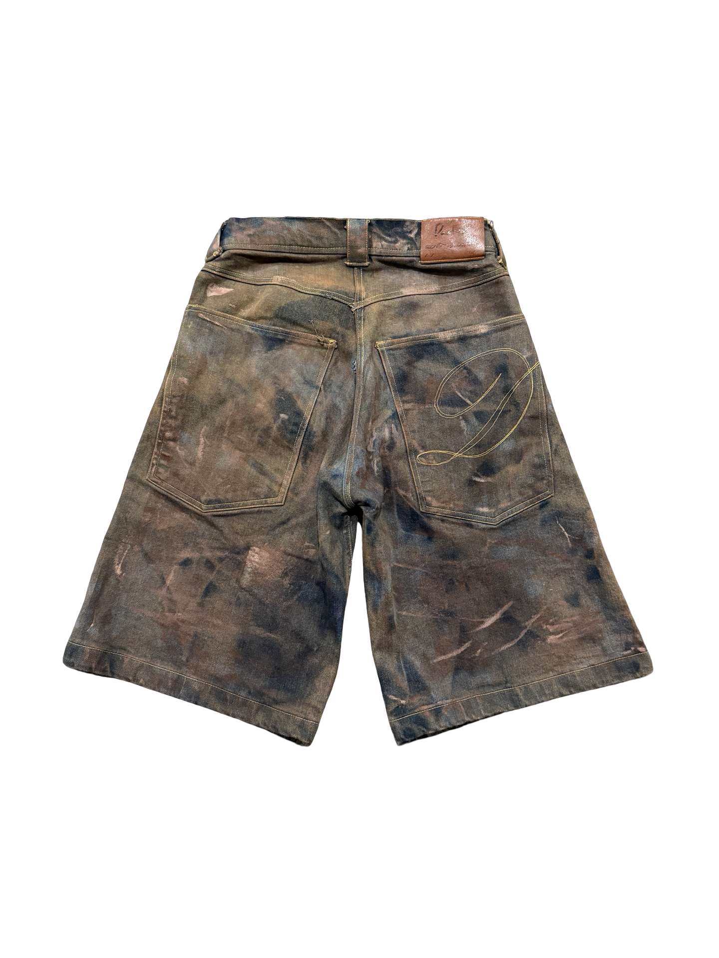 Mud wash Denim Shorts 32”