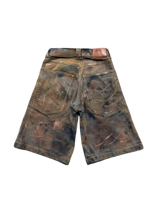 Mud wash Denim Shorts 32”