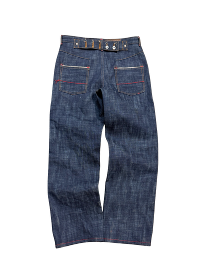 18 OZ SELVEDGE ENGINEER JEANS OVERSTOCK