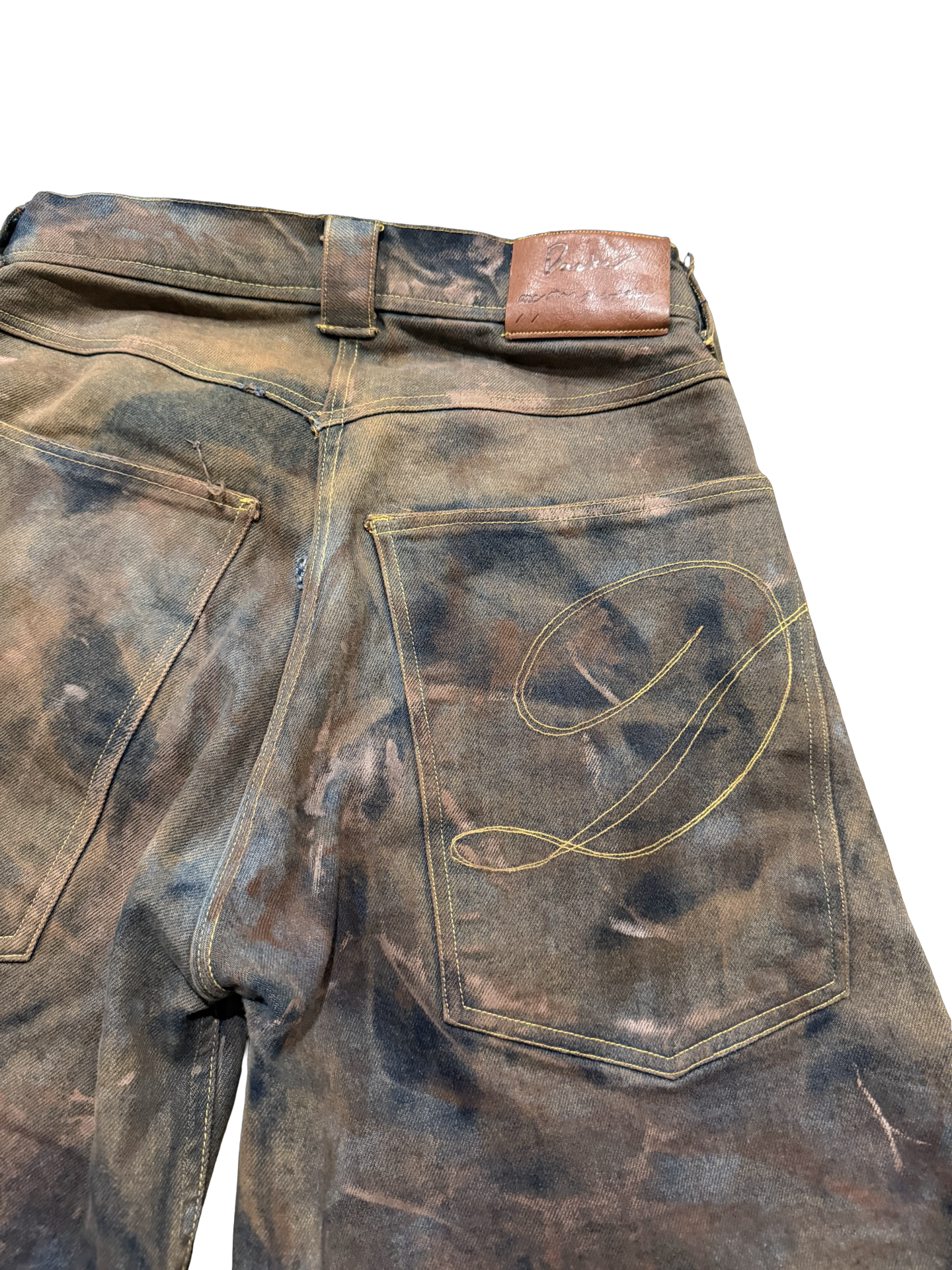 Mud wash Denim Shorts 32”